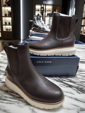 Cole Haan Chelsea Zero Grand Rexanna Waterproof Boots Women's Sz 6 B 🆕️ $230